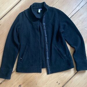 Ibex Carrie Merino Wool Front Button Up Jacket
